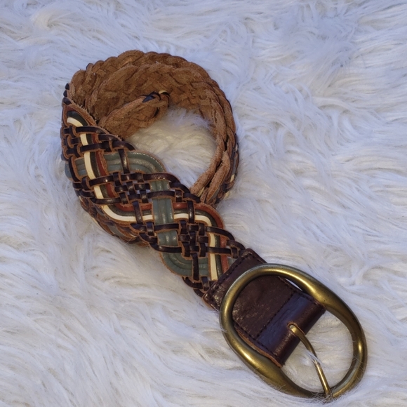 genuine leather Accessories - Genuine leather Belt with brass buckle